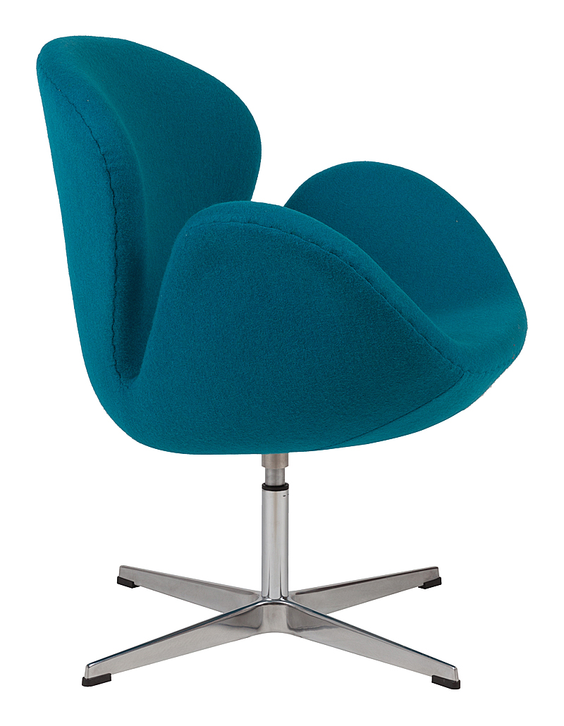 Кресло Swan Chair Темно-голубая Шерсть Кресло Swan Chair Темно-голубая Шерсть