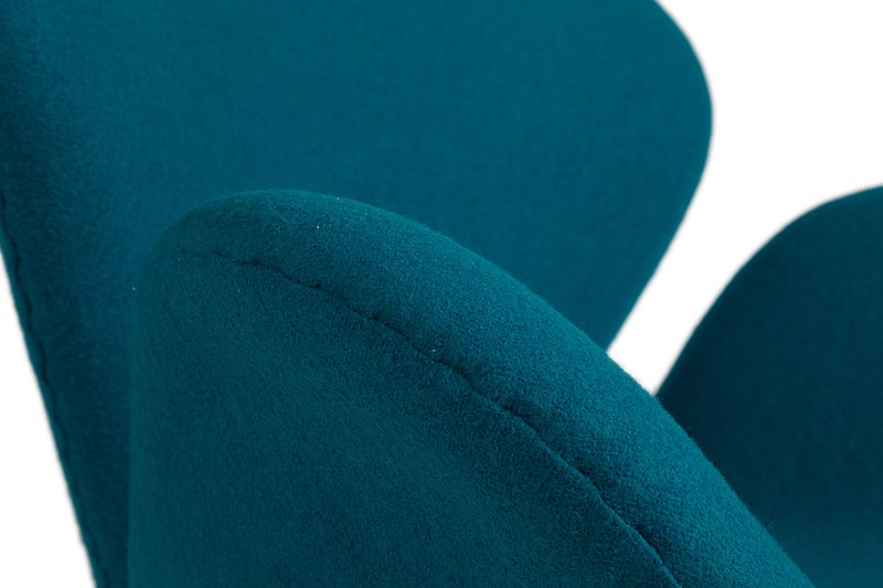 Кресло Swan Chair Темно-голубая Шерсть М Кресло Swan Chair Темно-голубая Шерсть М