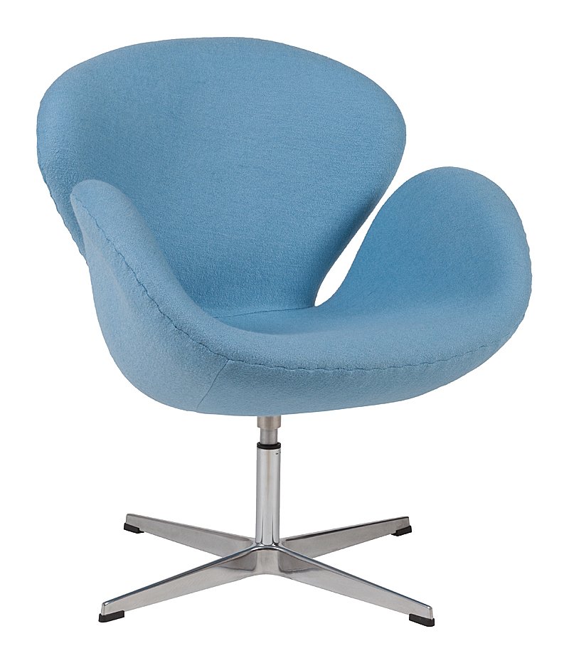 Кресло Swan Chair Голубая Шерсть Кресло Swan Chair Голубая Шерсть