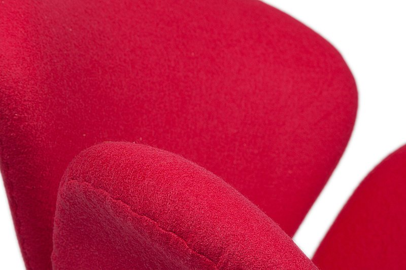 Кресло Swan Chair Ярко-красная Шерсть М Кресло Swan Chair Ярко-красная Шерсть М