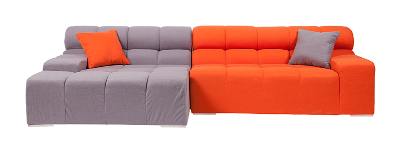 Диван Tufty-Time Sofa Серо-оранжевый Шерсть Диван Tufty-Time Sofa Серо-оранжевый Шерсть
