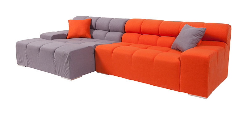 Диван Tufty-Time Sofa Серо-оранжевый Шерсть Диван Tufty-Time Sofa Серо-оранжевый Шерсть