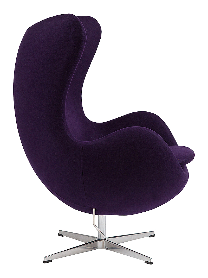 Кресло Egg Chair Тёмно-фиолетовое 100% Шерсть Кресло Egg Chair Тёмно-фиолетовое 100% Шерсть
