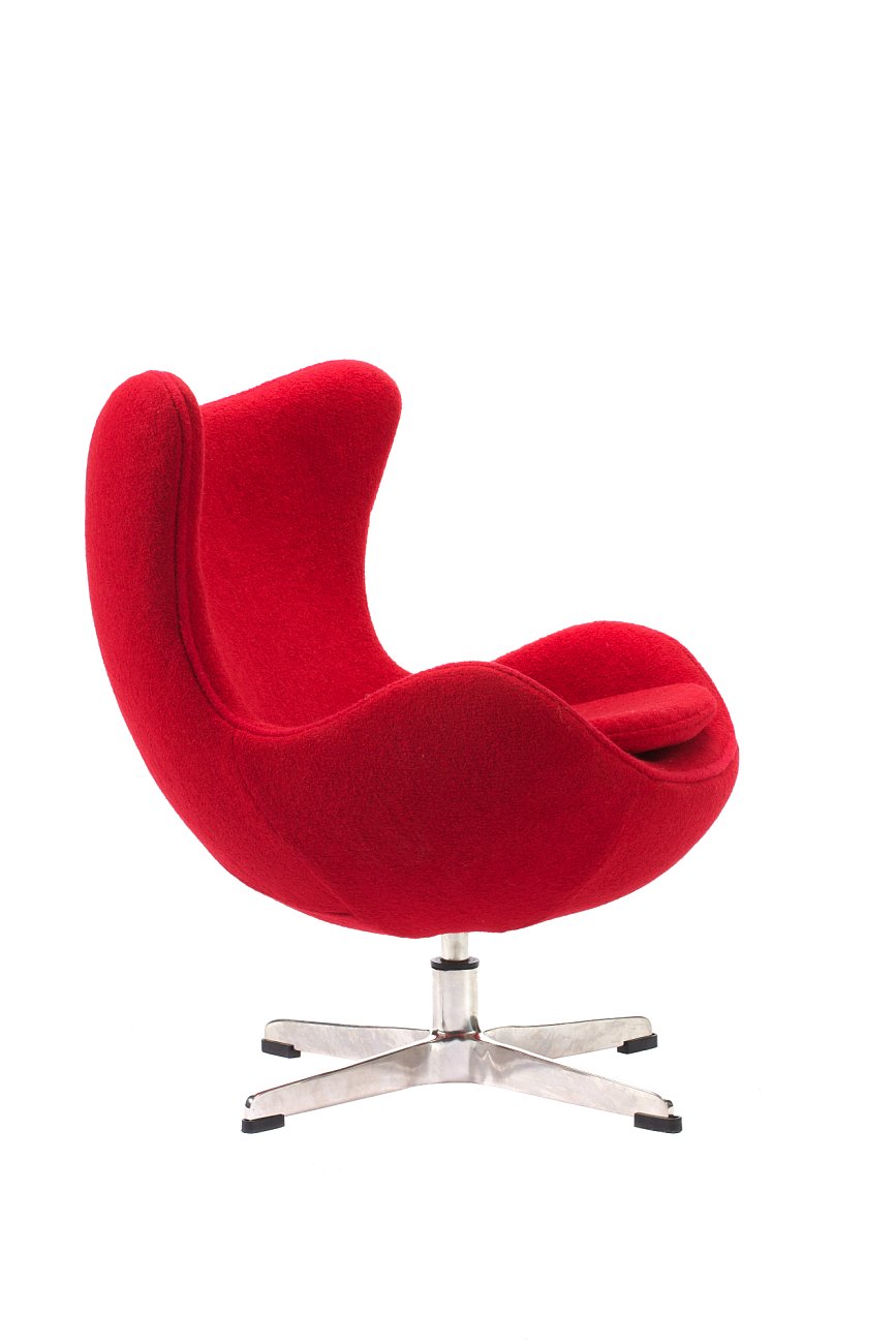 Детское кресло Egg Chair Красное 100% Шерсть Детское кресло Egg Chair Красное 100% Шерсть