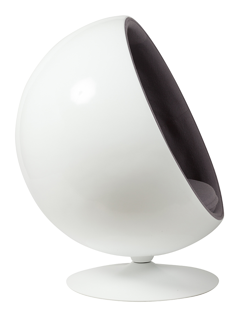 Кресло Eero Ball Chair Серая Шерсть Кресло Eero Ball Chair Серая Шерсть
