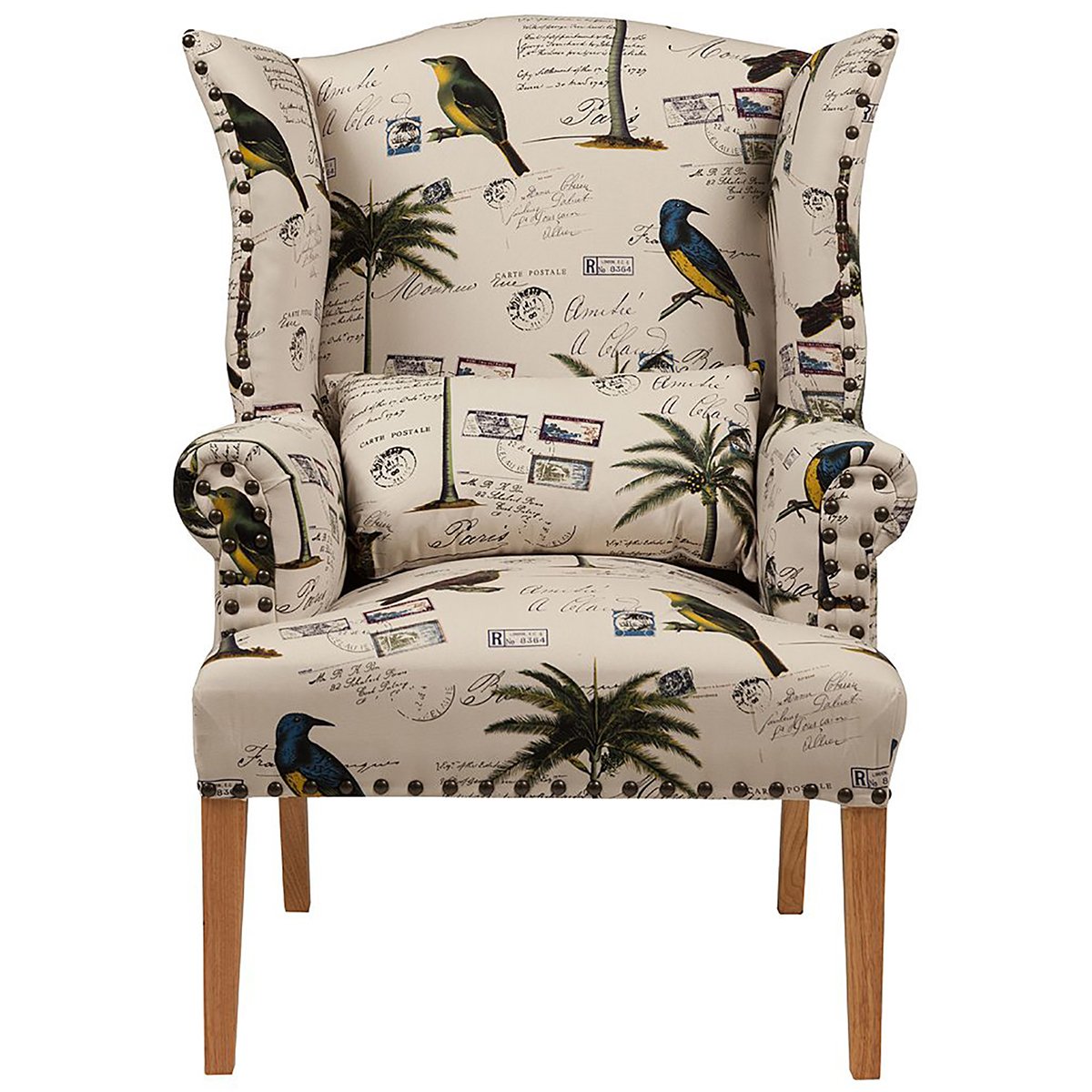 Кресло Quinn Tufted Armchair Рисунок Лен Кресло Quinn Tufted Armchair Рисунок Лен