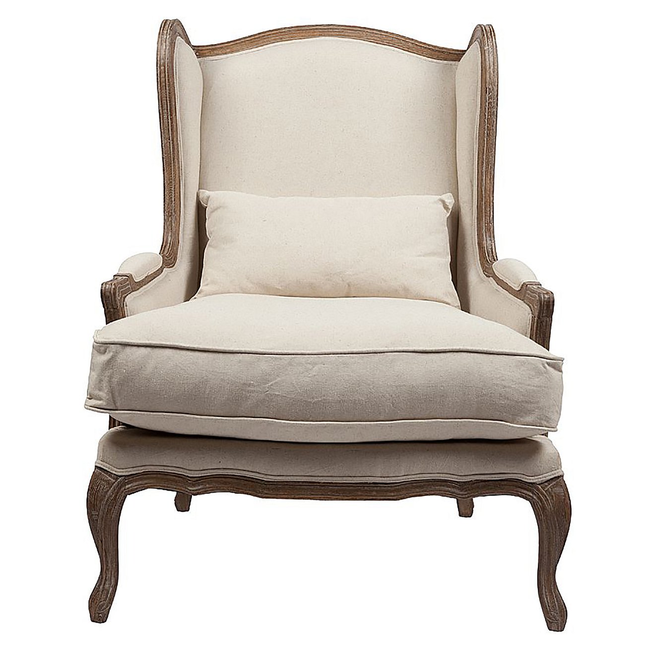 Кресло Lorraine Chair with Burlap Бежевое Лен Кресло Lorraine Chair with Burlap Бежевое Лен