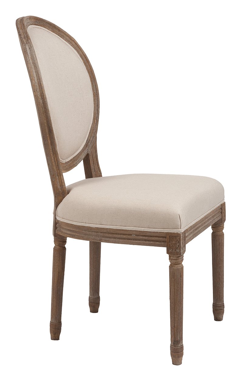 Стул Vintage French Round Кремовый Лен Стул Vintage French Round Кремовый Лен