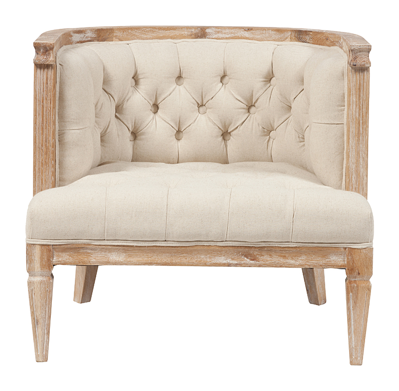 Кресло Westwood Contemporary Chair Бежевый Лен Кресло Westwood Contemporary Chair Бежевый Лен