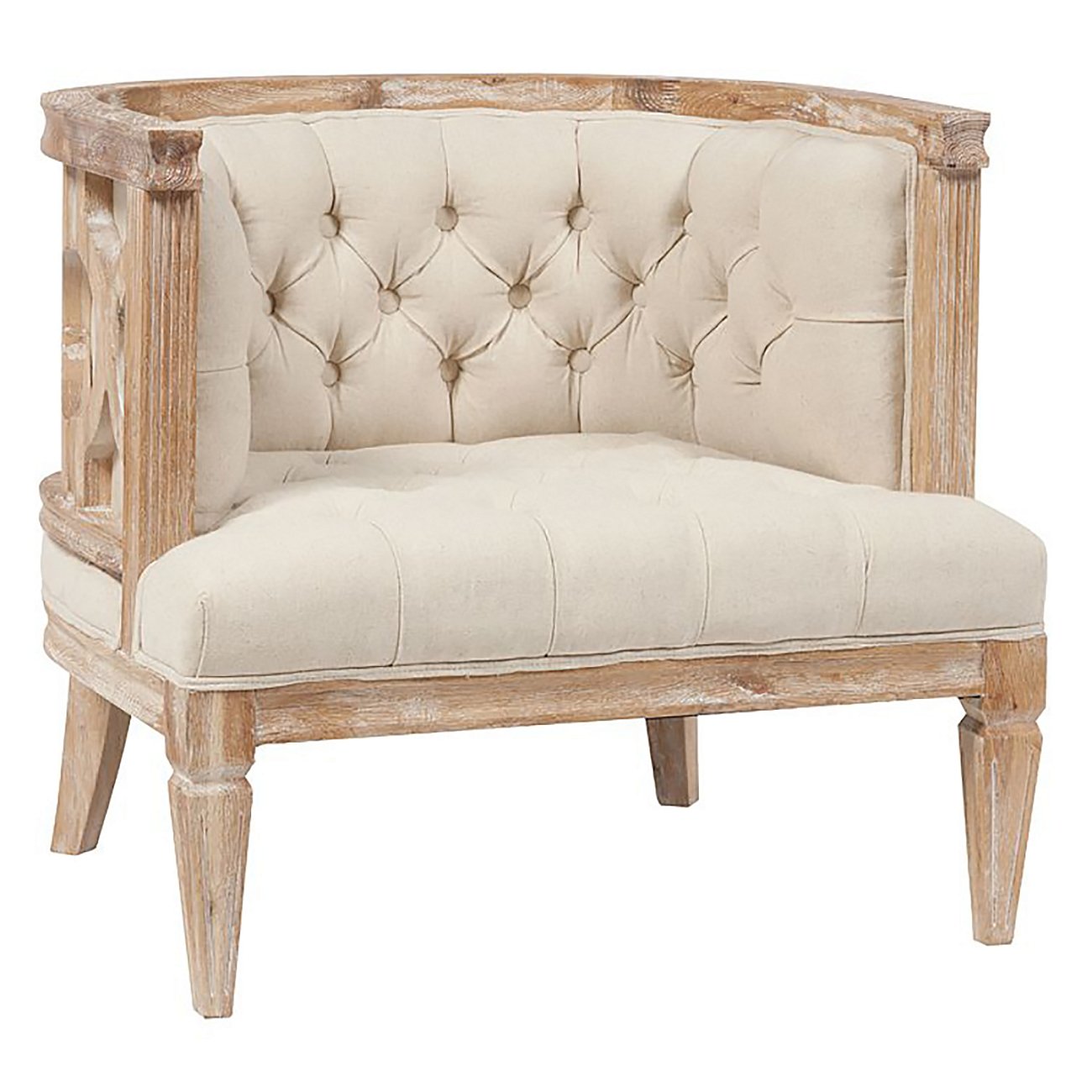 Кресло Westwood Contemporary Chair Бежевый Лен Кресло Westwood Contemporary Chair Бежевый Лен