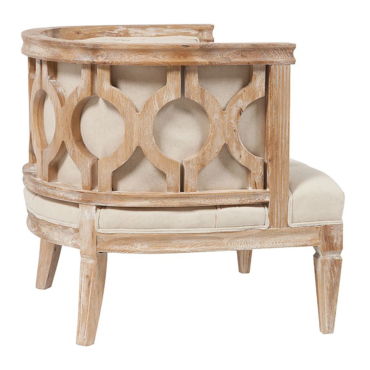 Кресло Westwood Contemporary Chair Бежевый Лен Кресло Westwood Contemporary Chair Бежевый Лен