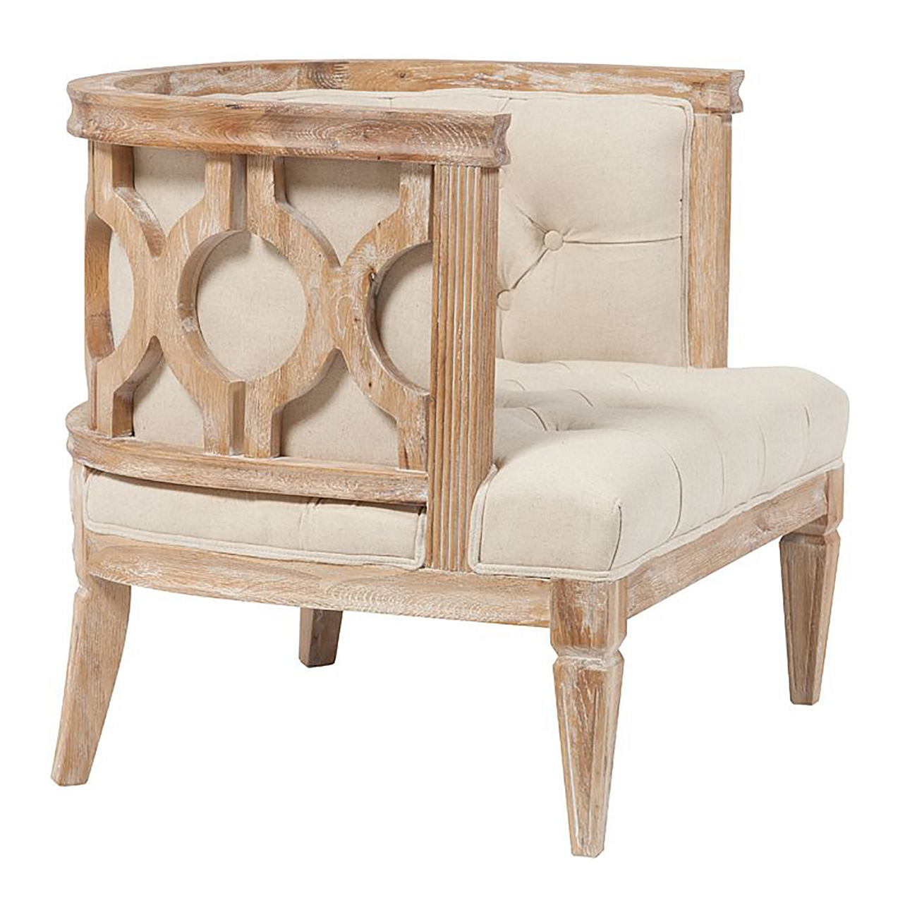 Кресло Westwood Contemporary Chair Бежевый Лен Кресло Westwood Contemporary Chair Бежевый Лен