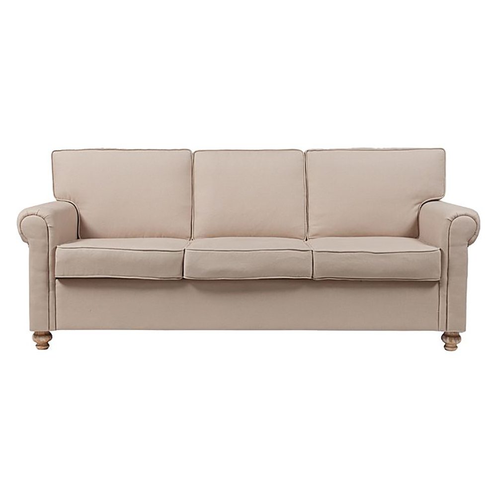 Диван The Pettite Lancaster Upholstered Sofa Кремовый Лен Диван The Pettite Lancaster Upholstered Sofa Кремовый Лен