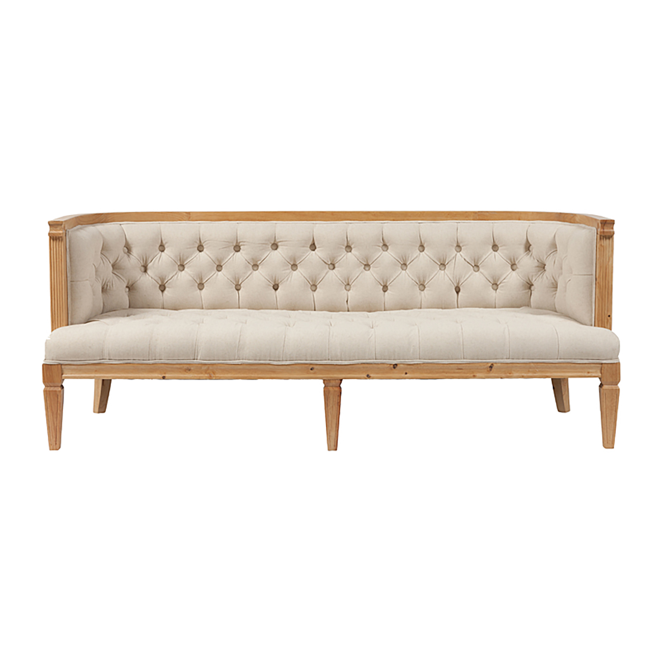 Диван Entryway Sofa Белый Лен Диван Entryway Sofa Белый Лен