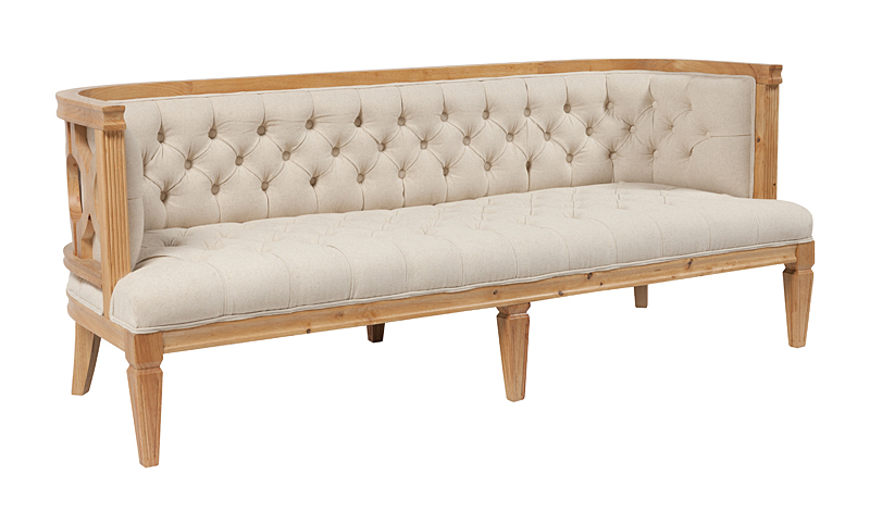 Диван Entryway Sofa Белый Лен Диван Entryway Sofa Белый Лен