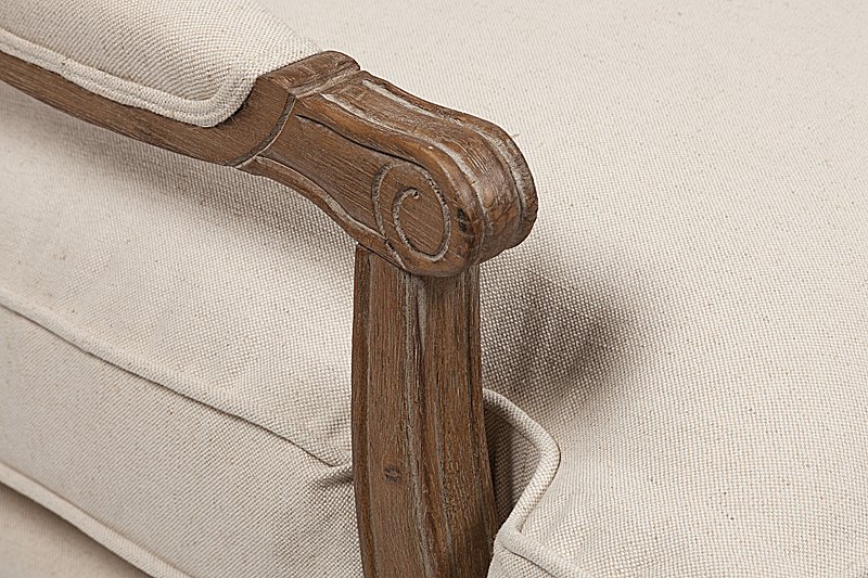 Кресло Louisa Bergere Chair Белый Лен Кресло Louisa Bergere Chair Белый Лен