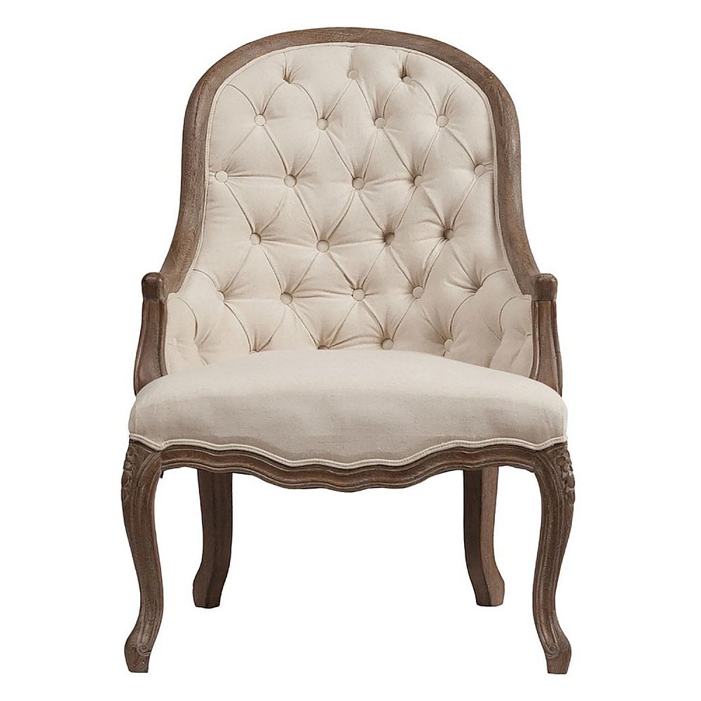 Кресло Armstrong Armchair Белый Лен DG-HOME Кресло Armstrong Armchair создано дарить светский
уют. Высокая спинка необычной округлой
формы напоминает о троне французского императора.
Кресло выполнено из дуба, спинка обшита
льняной тканью бежевого цвета. Изогнутые
ножки держат деревянный каркас. По краям
спинки расположена деревянная окантовка.
Кресло выделяется среди других моделей
за счет круглой спины и оригинальной формы
сиденья. Такая дизайнерская вещь отлично
впишется в интерьер стиля ампир.