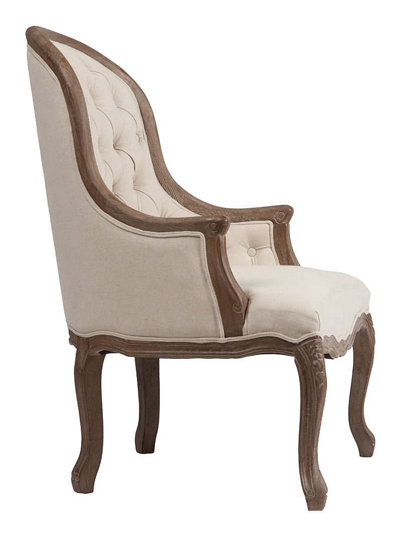 Кресло Armstrong Armchair Белый Лен Кресло Armstrong Armchair Белый Лен