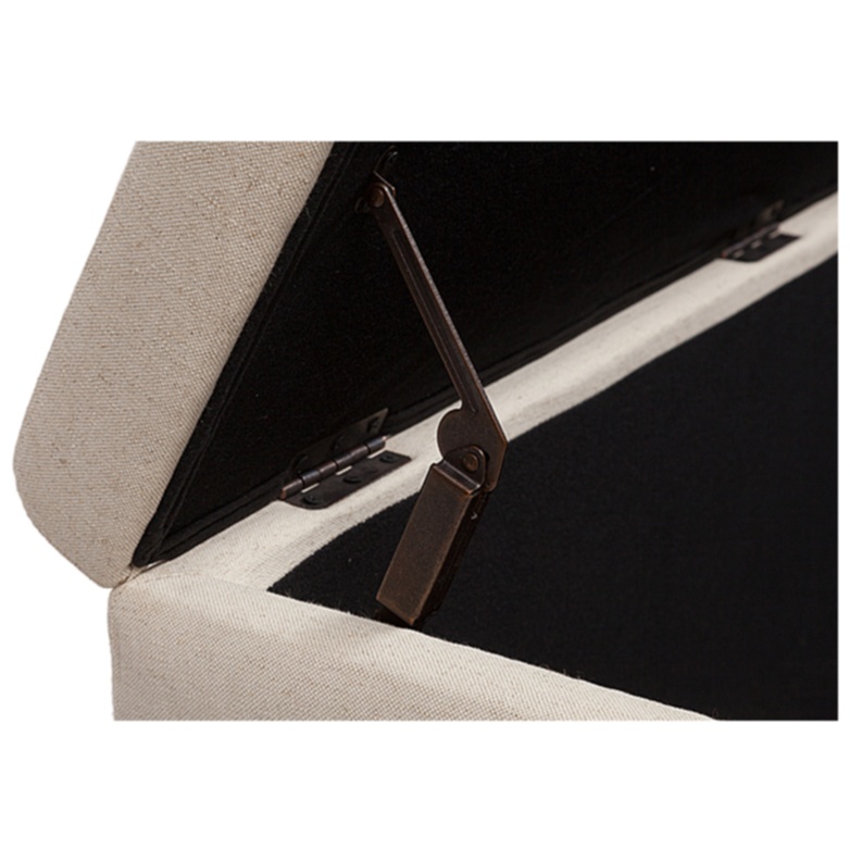 Оттоманка Dean Upholstered Storage Ottoman Белый Лен Оттоманка Dean Upholstered Storage Ottoman Белый Лен