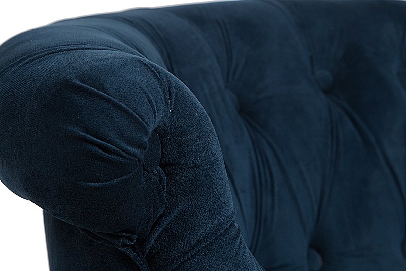 Кресло Amelie French Country Chair Синий Вельвет Кресло Amelie French Country Chair Синий Вельвет