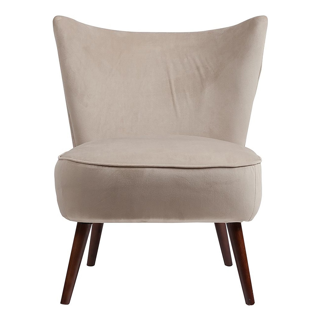 Кресло Vermont Chair Серо-Бежевый Велюр Кресло Vermont Chair Серо-Бежевый Велюр