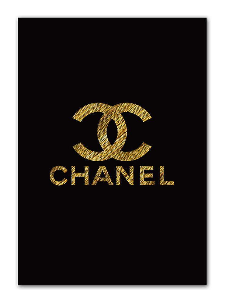 Фото Постер Chanel gold А3. Купить с доставкой