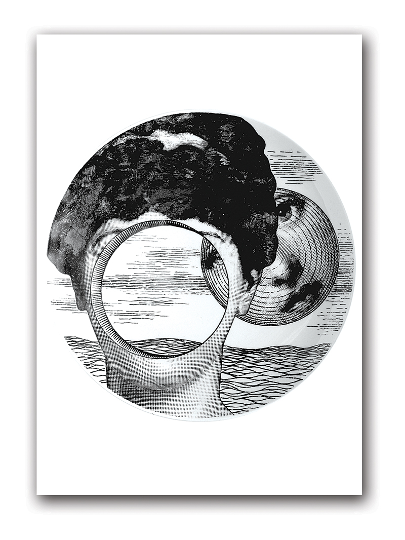 Постер Fornasetti inspired А4 Постер Fornasetti inspired А4
