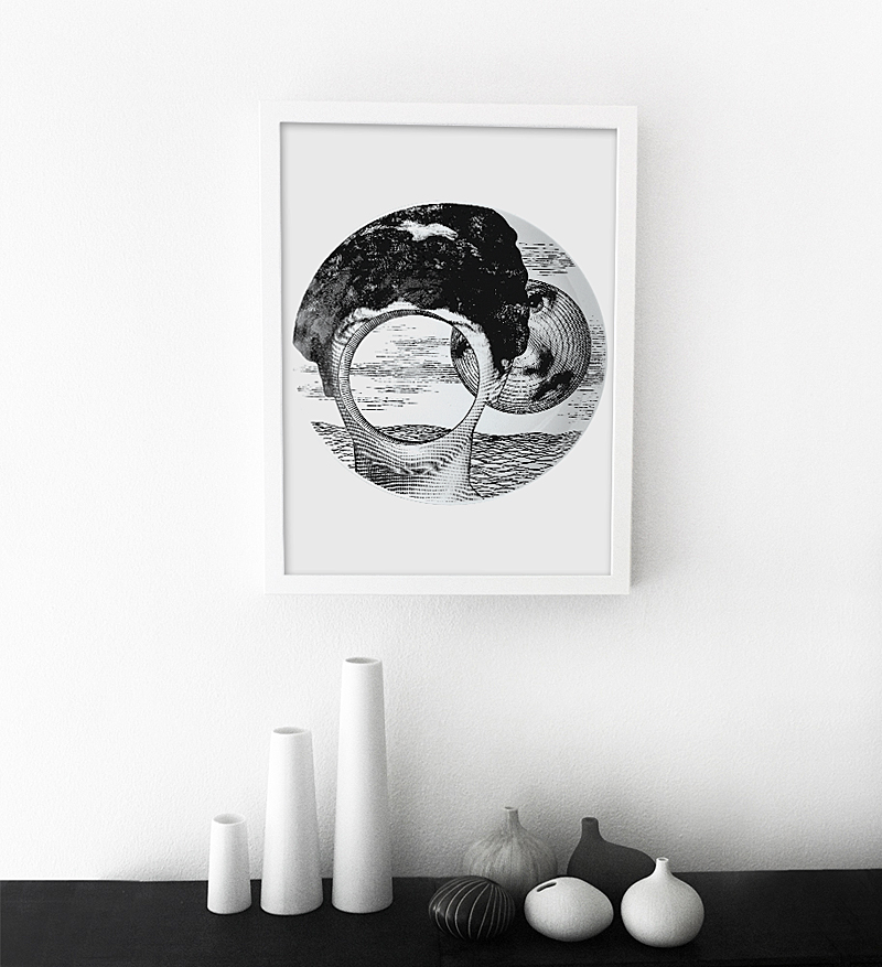 Постер Fornasetti inspired А4 Постер Fornasetti inspired А4