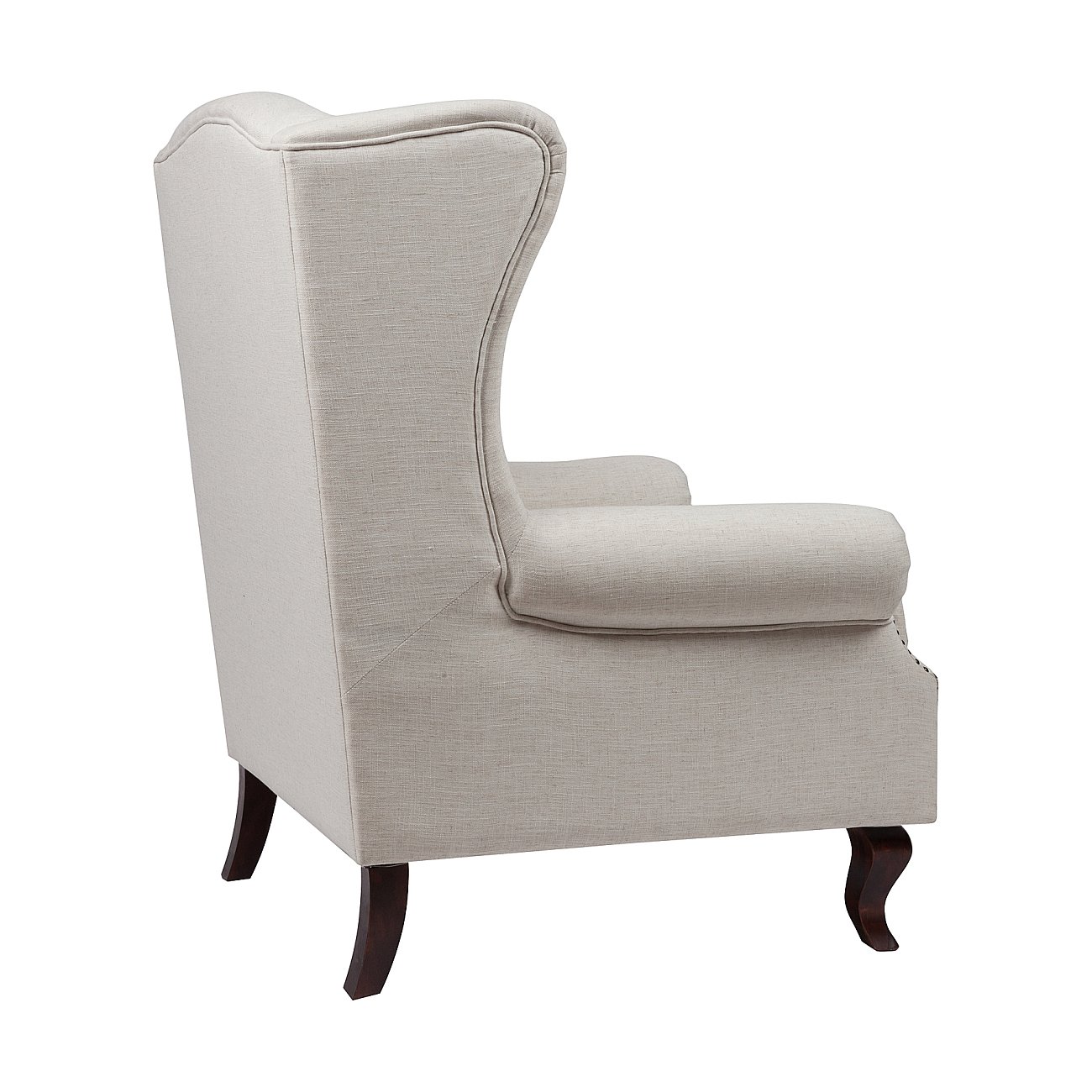 Кресло Collins Wingback Chair Белый Лен Кресло Collins Wingback Chair Белый Лен