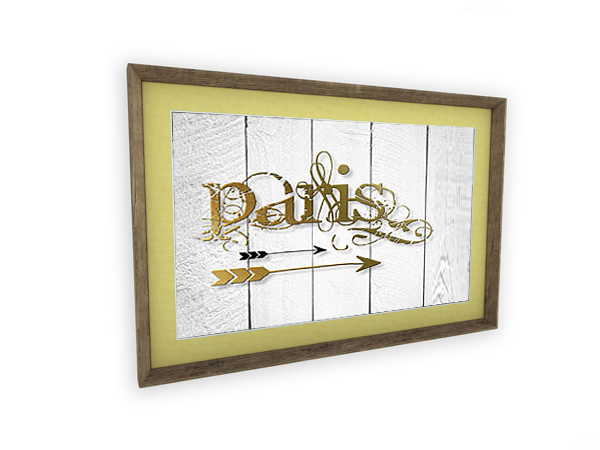 Постер Paris А3 (золотой) Постер Paris А3 (золотой)