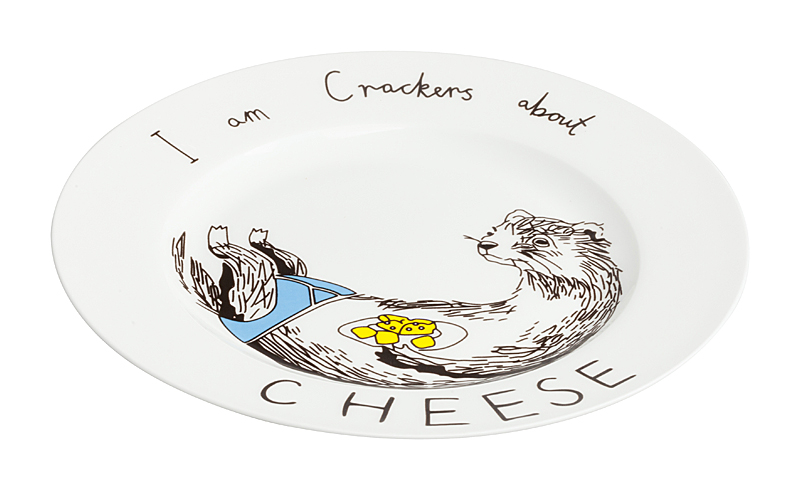 Тарелка I am Crackers about Cheese Тарелка I am Crackers about Cheese