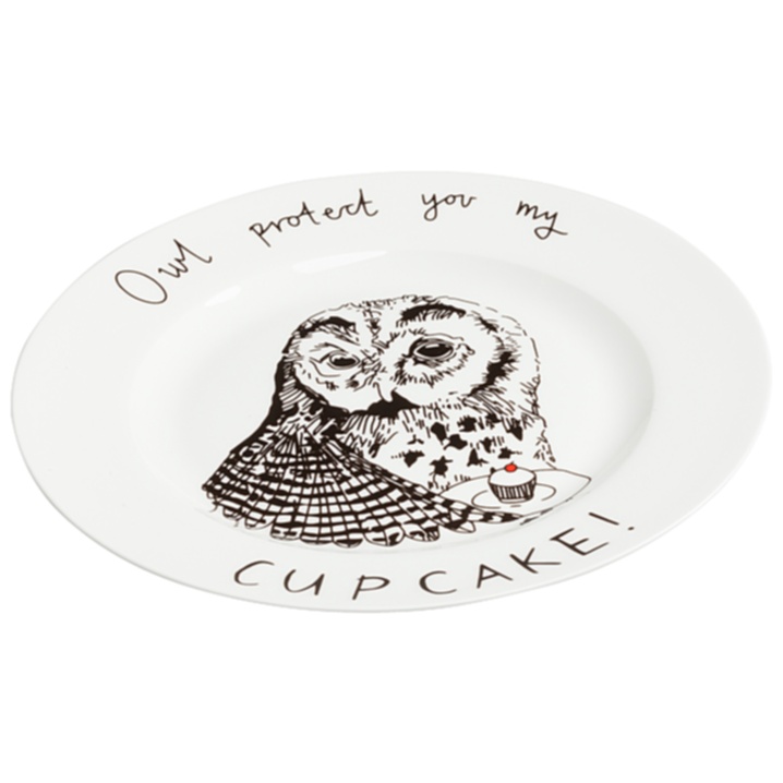 Тарелка Owl protect You My Cup Cake Тарелка Owl protect You My Cup Cake