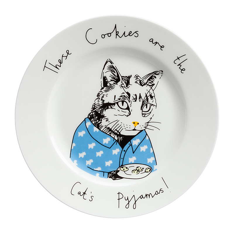 Тарелка These Cookies are the Cat's Pyjamas Тарелка These Cookies are the Cat's Pyjamas
