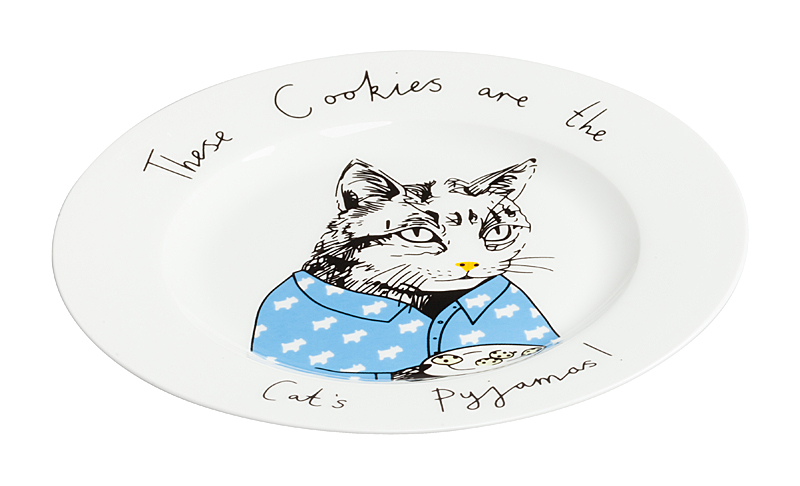 Тарелка These Cookies are the Cat's Pyjamas Тарелка These Cookies are the Cat's Pyjamas