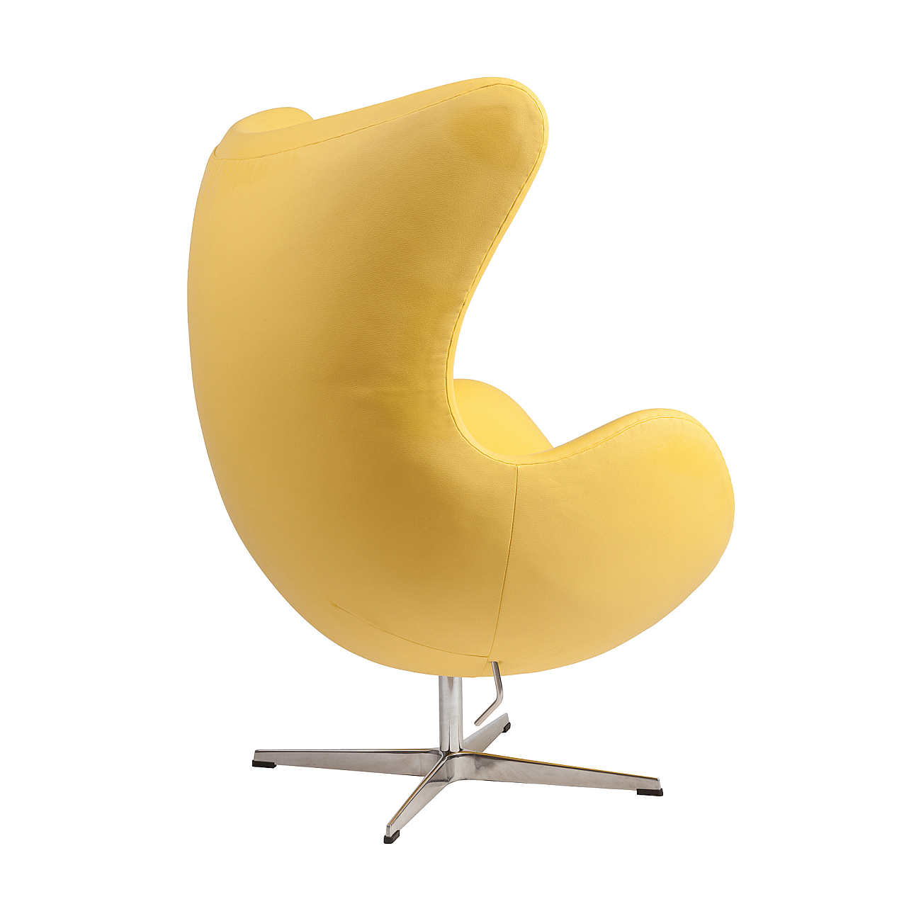 Кресло Egg Chair Желтая Кожа Класса Премиум Кресло Egg Chair Желтая Кожа Класса Премиум