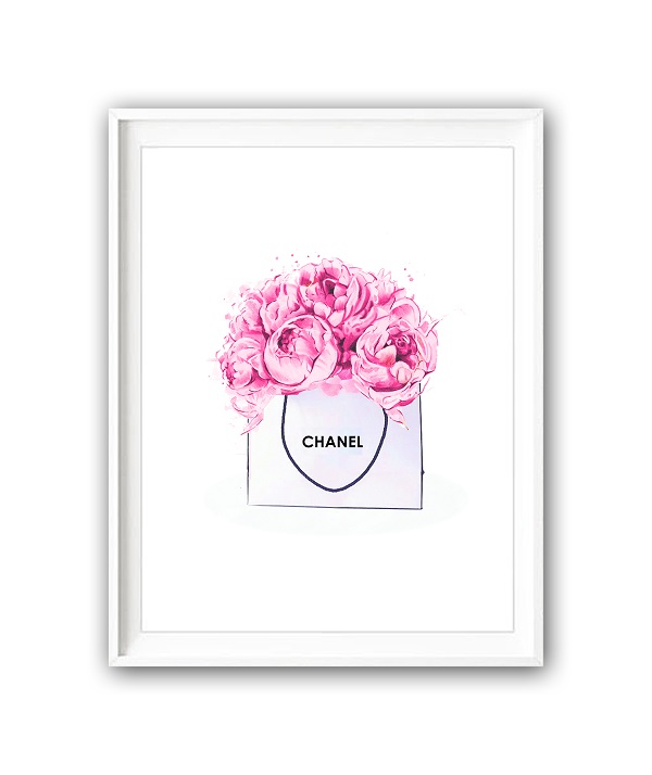 Постер Chanel art А3 Постер Chanel art А3