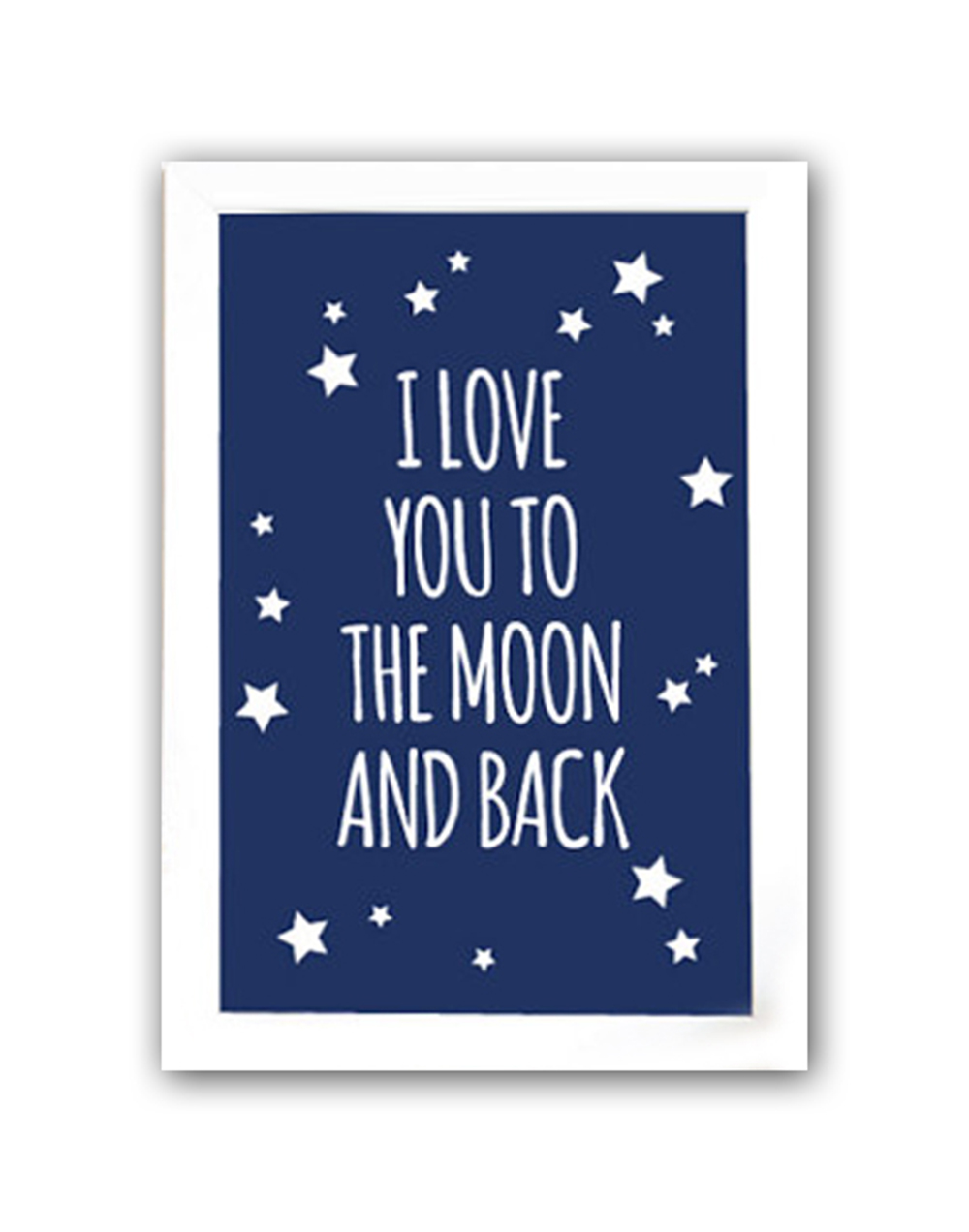 Постер To the blue moon and back А4 Постер To the blue moon and back А4