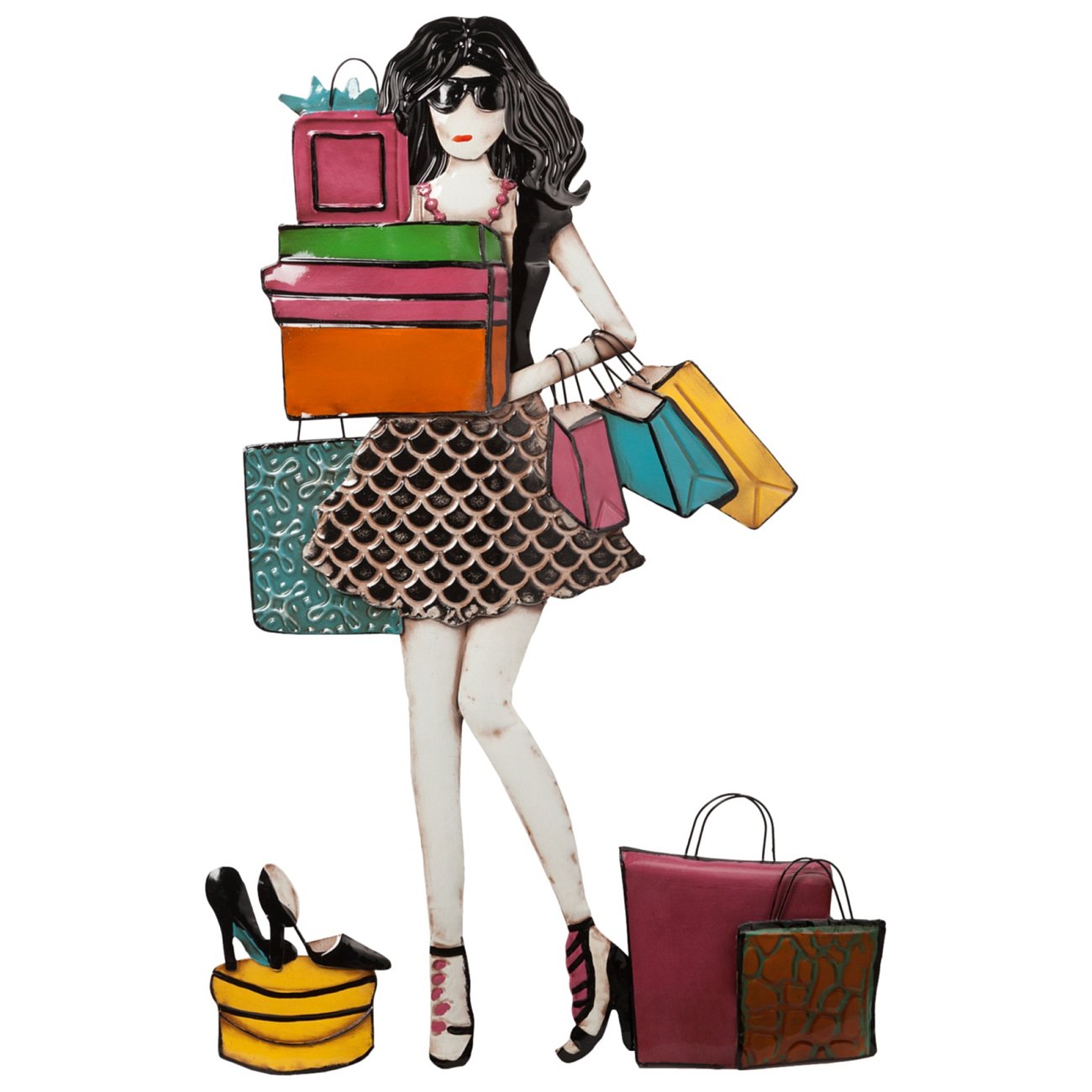 Декоративное настенное панно Shopogolic Girl Декоративное настенное панно Shopogolic Girl