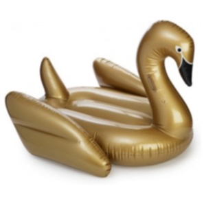Надувной круг Swan золотой Надувной круг Swan золотой
