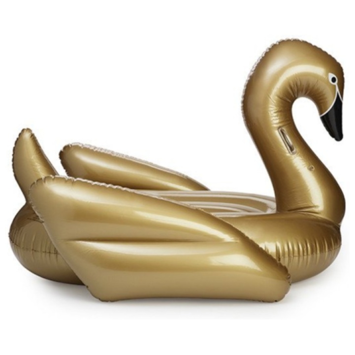Надувной круг Swan золотой Надувной круг Swan золотой