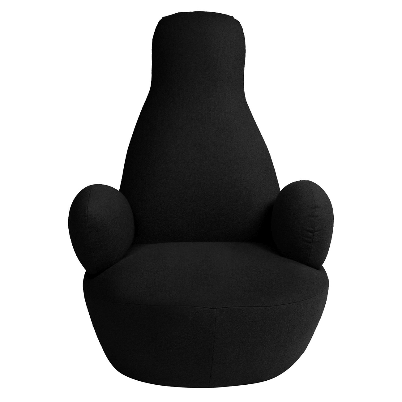 Кресло Bottle Chair Чёрный Кашемир Кресло Bottle Chair Чёрный Кашемир