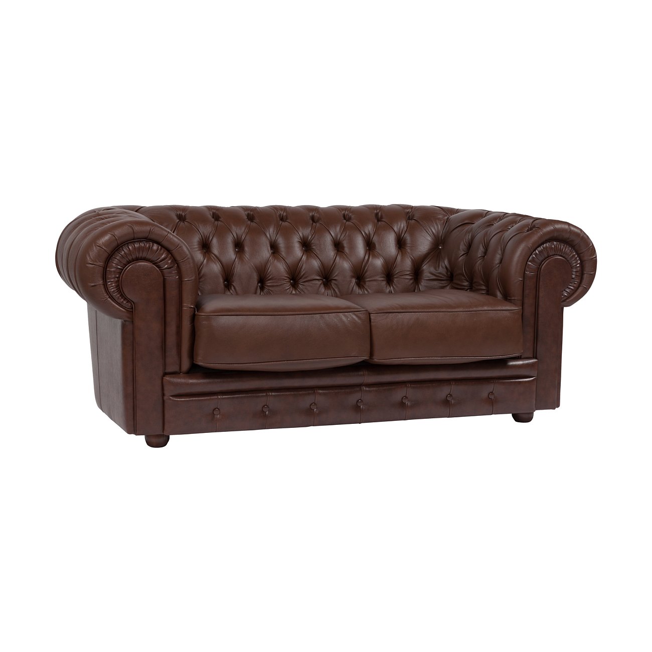 Диван Честерфилд (Chesterfield) Коричневый Экокожа М Диван Честерфилд (Chesterfield) Коричневый Экокожа М