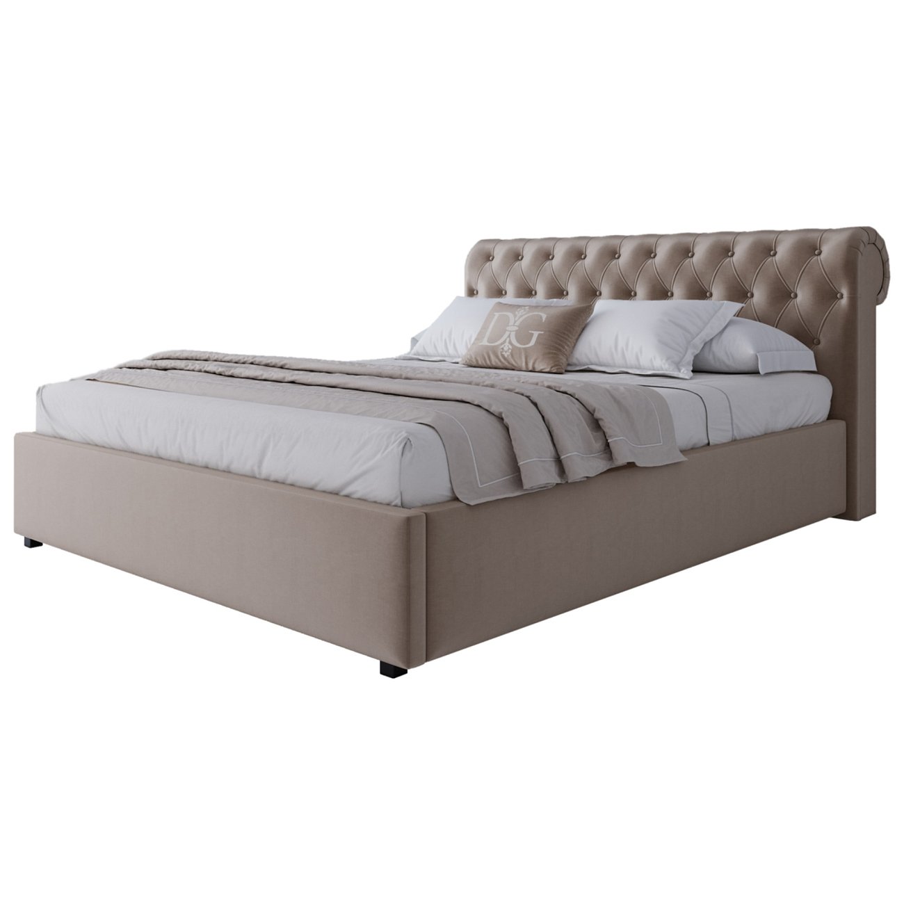 Кровать Sweet Dreams 160х200 Велюр Бежевый Кровать Sweet Dreams 160х200 Велюр Бежевый