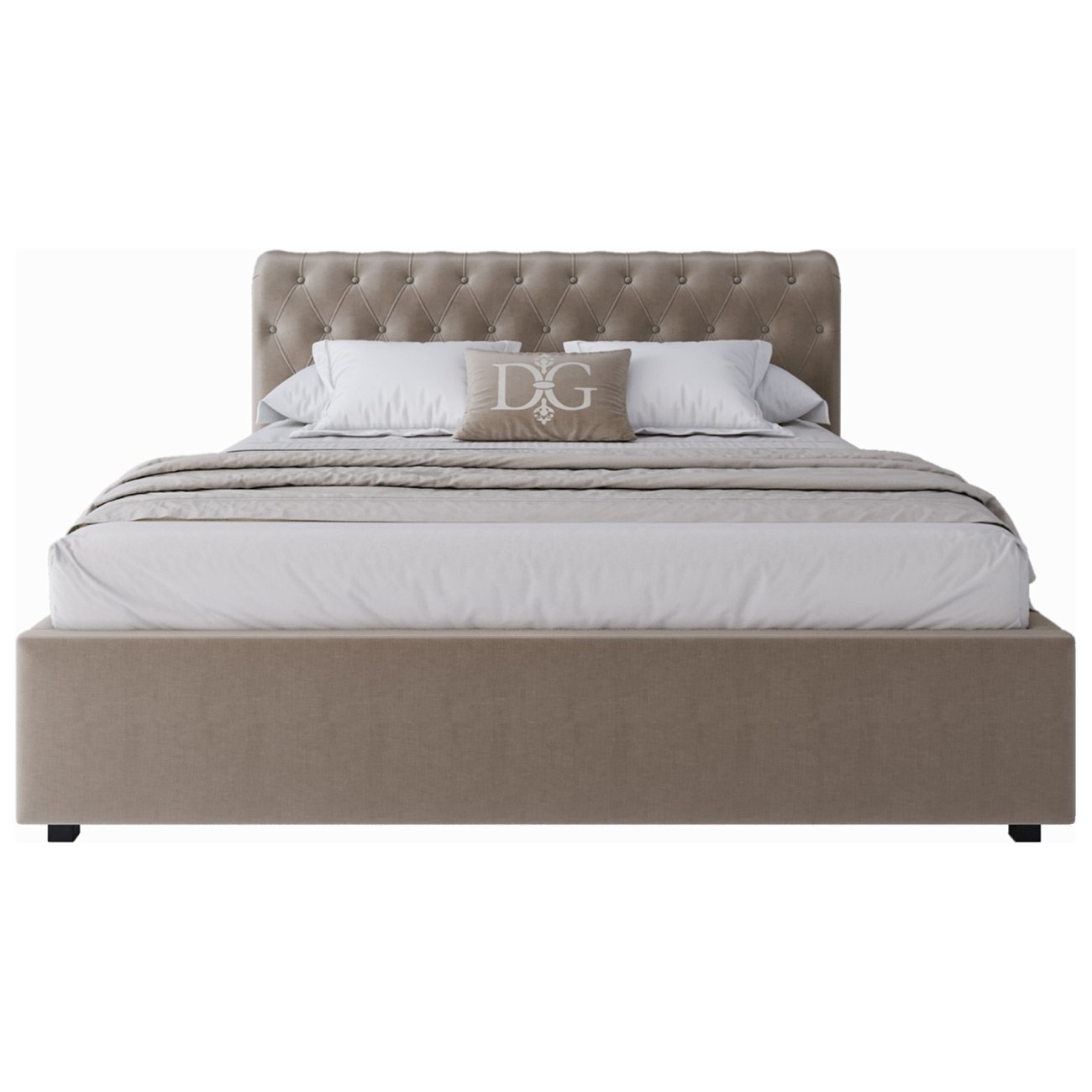 Кровать Sweet Dreams 160х200 Велюр Бежевый Кровать Sweet Dreams 160х200 Велюр Бежевый