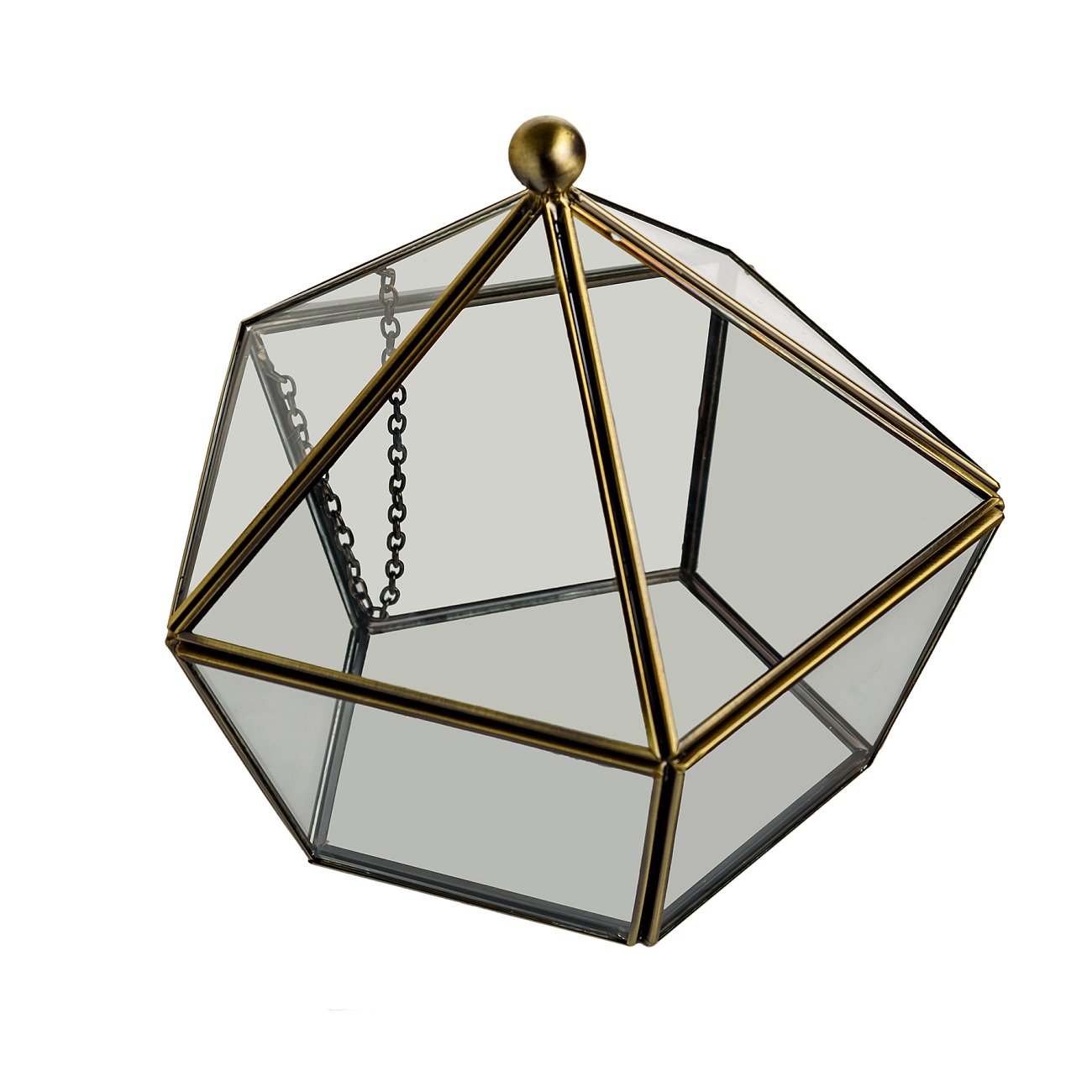 Флорариум стеклянный в винтажном стиле Diamond Shape Флорариум стеклянный в винтажном стиле Diamond Shape