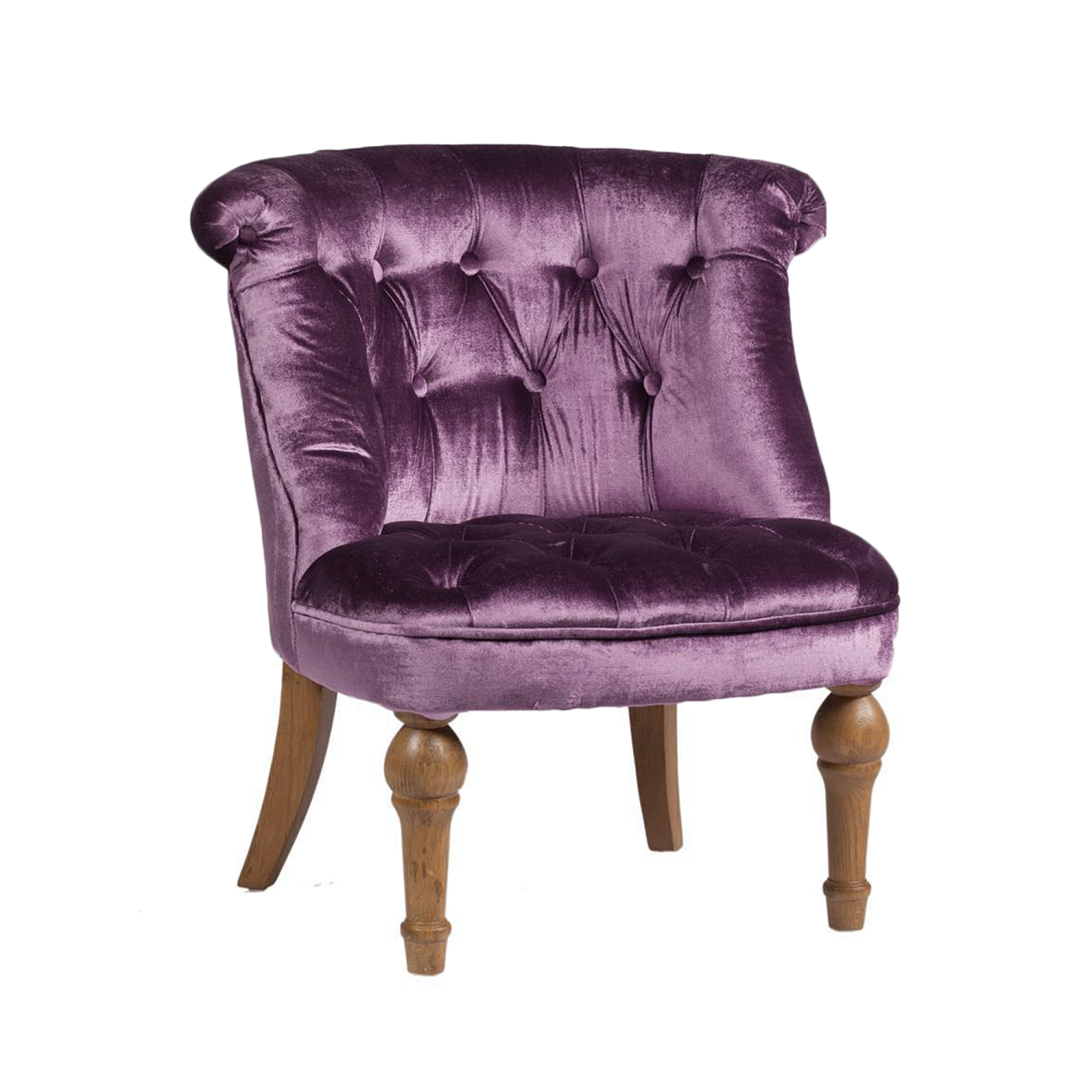 Кресло Sophie Tufted Slipper Chair Фиолетовый Микровелюр М Кресло Sophie Tufted Slipper Chair Фиолетовый Микровелюр М