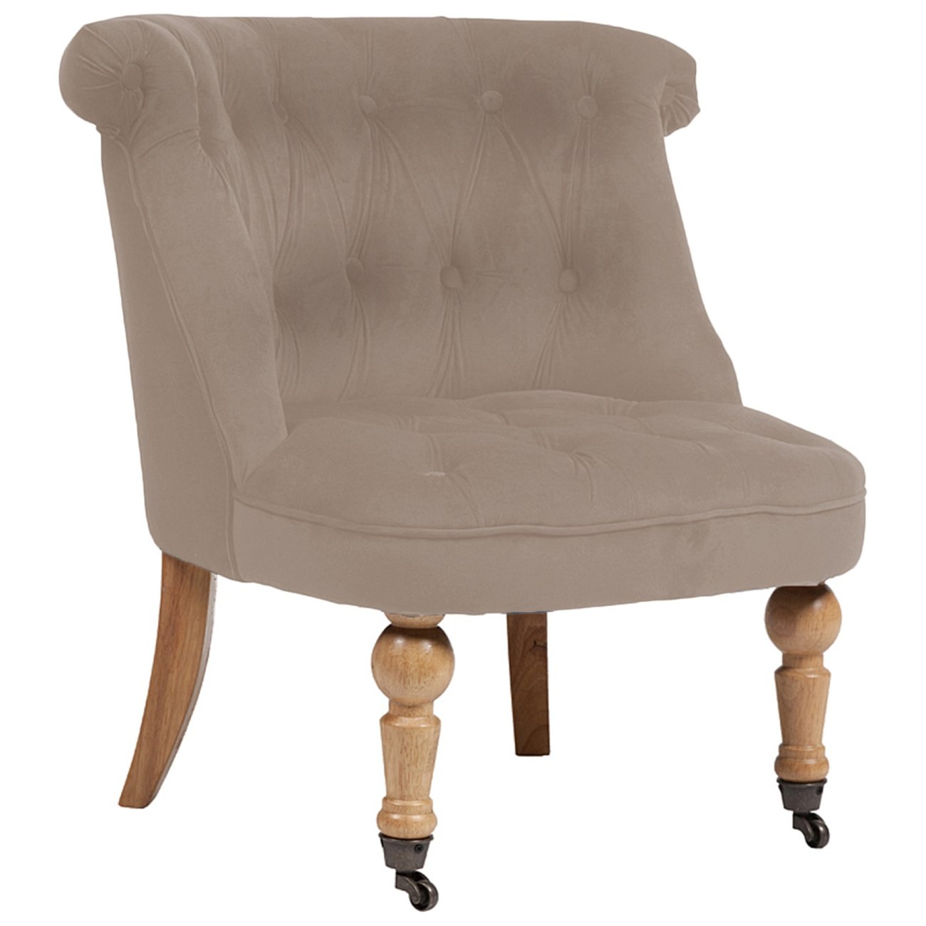 Кресло Amelie French Country Chair Бежевый Велюр Кресло Amelie French Country Chair Бежевый Велюр