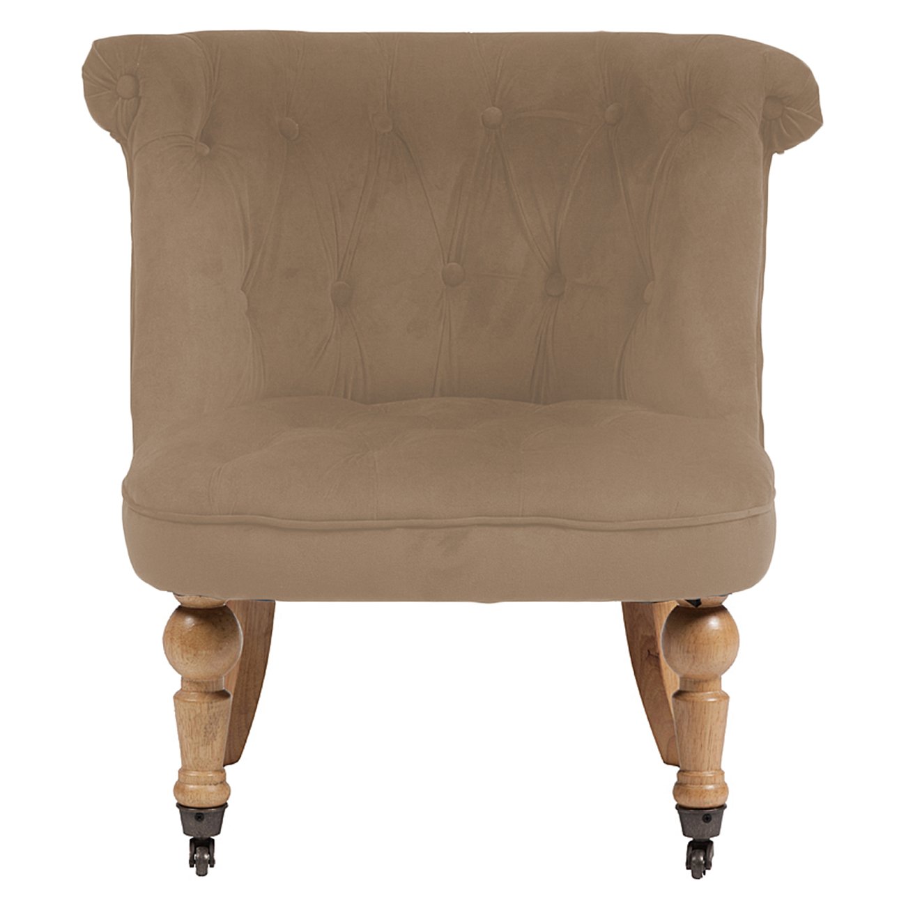 Кресло Amelie French Country Chair Светло-Коричневый Велюр Кресло Amelie French Country Chair Светло-Коричневый Велюр