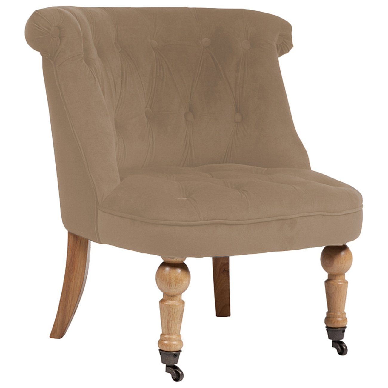 Кресло Amelie French Country Chair Светло-Коричневый Велюр Кресло Amelie French Country Chair Светло-Коричневый Велюр
