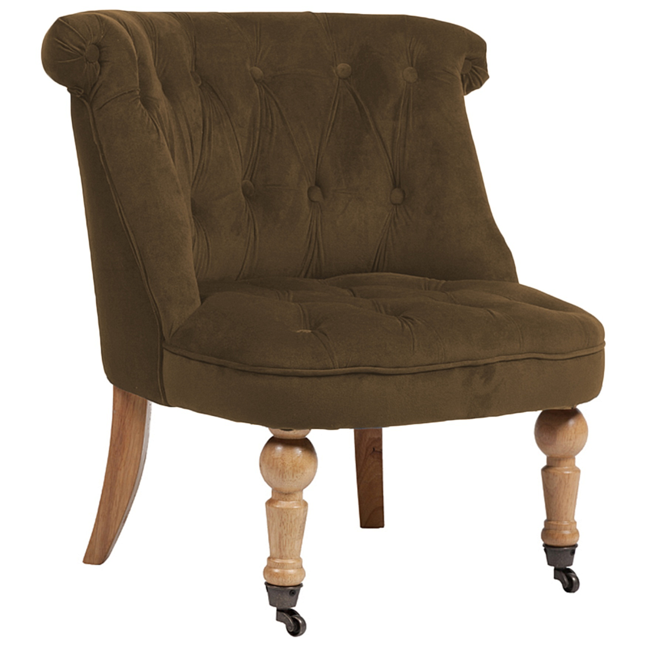 Кресло Amelie French Country Chair Тёмно- Коричневый Велюр М Кресло Amelie French Country Chair Тёмно- Коричневый Велюр М